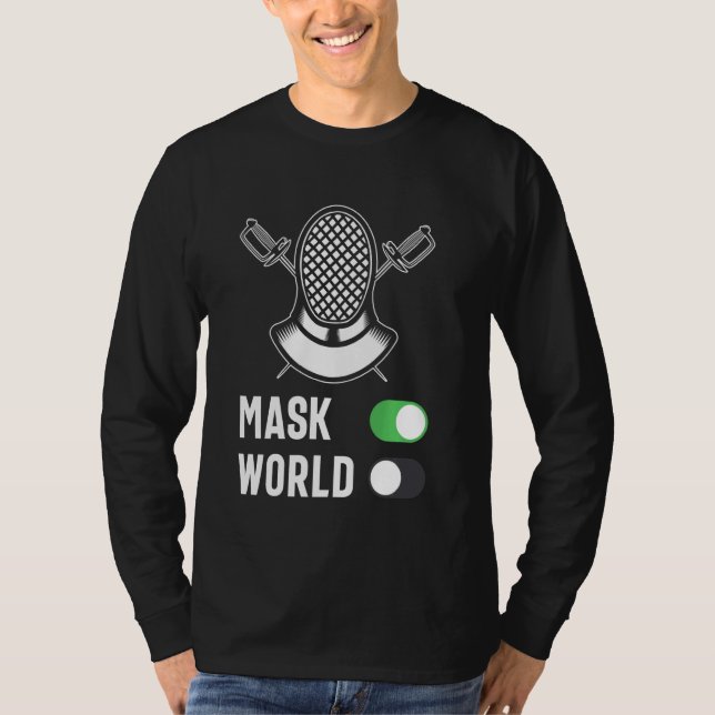 Växelmask för stängningsläge vid omgivande av hörn t shirt (Framsida)