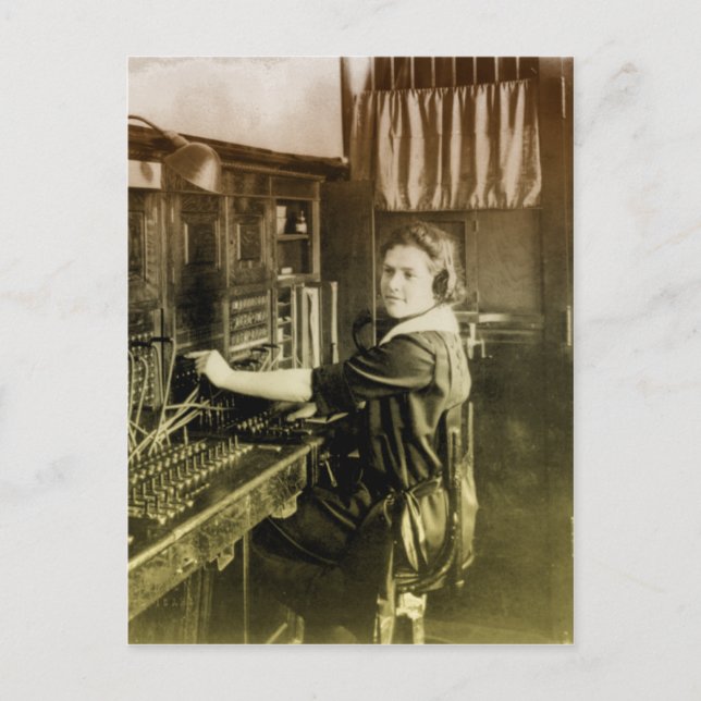 Växeltavla för vintage vykort (Framsida)