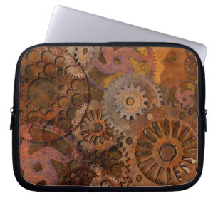 Växelverk - Stålväxlar och kuggar Laptop Sleeve
