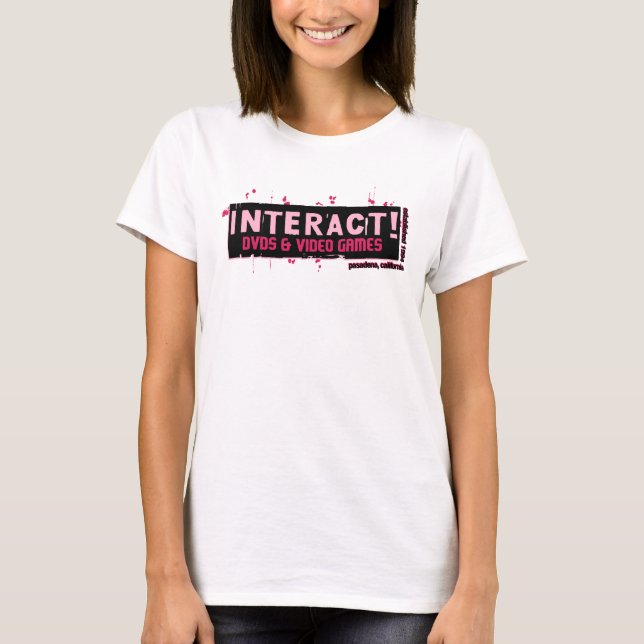 Växelverkande! Rosa Rasberry Tee (Framsida)
