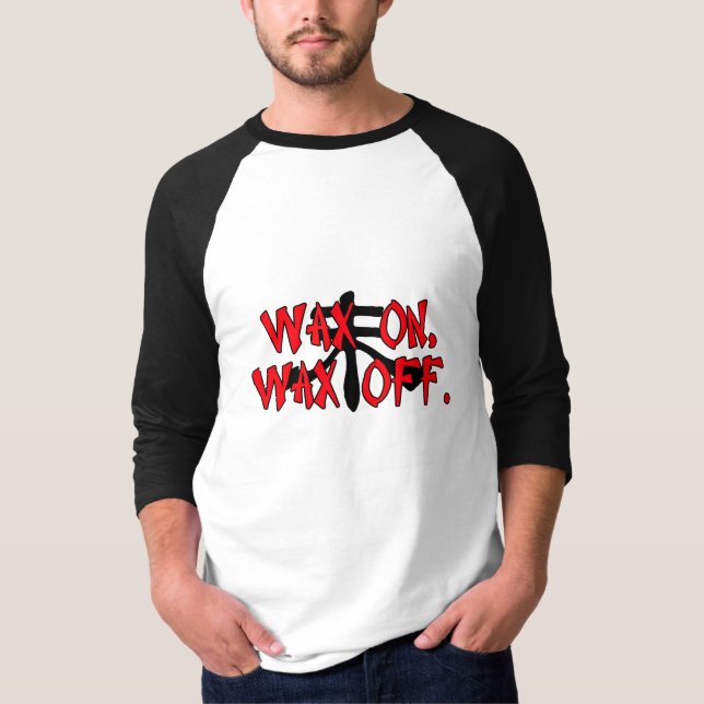 Vaxen på, vaxar av t-shirt (Framsida)