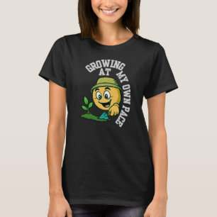 Växer i min egen takt Inspirerande tillväxtsinne T Shirt