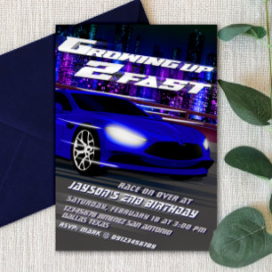 Växer upp för fort - Racing  Inbjudningar