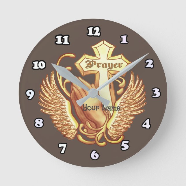 Växla alltid Kor Rund Klocka (Framsida)
