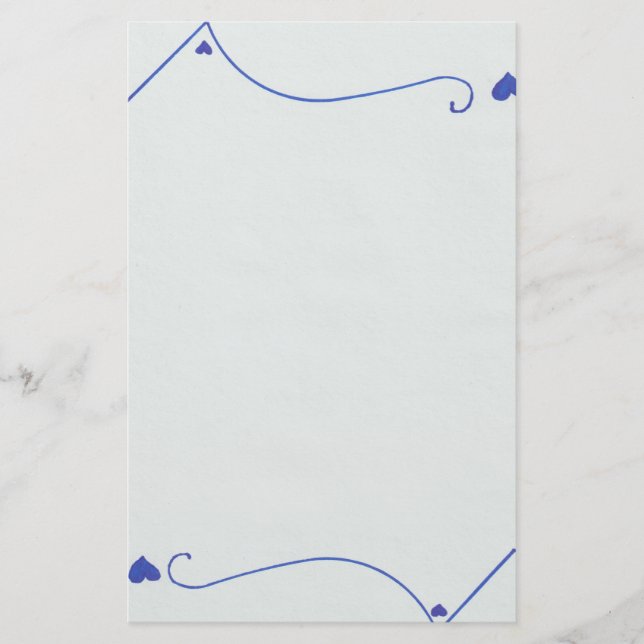 Växla bästa hjärta och kärnpunkten brevpapper (Framsida)