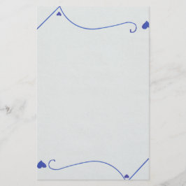 Växla bästa hjärta och kärnpunkten brevpapper