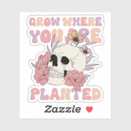 Växla där du är planerad klistermärken