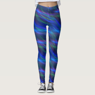 Växla flerfärgade strålar leggings