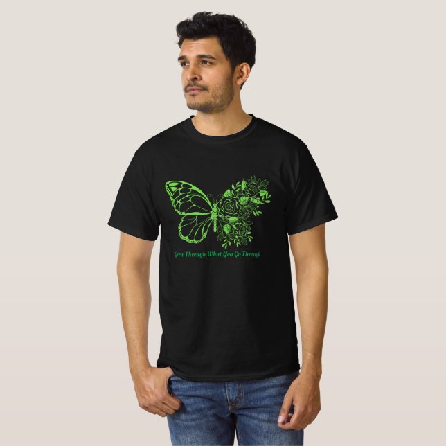 Växla genom det du går igenom - Motivering T Shirt (Hel framsida)