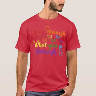 Växla genom det du går igenom Neurodiversity Au T Shirt