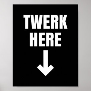 Växla hit som en Twerk Dance Poster
