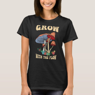 Växla med Flow Magic Psilocybin Svamp Vint T Shirt