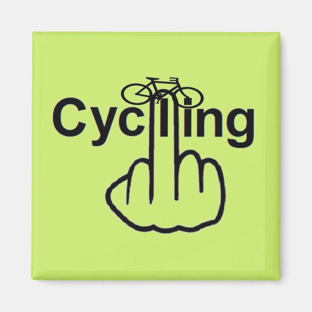 Växla mellan nätcykling magnet (Framsidan)