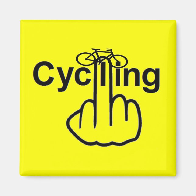 Växla mellan nätcykling magnet (Framsidan)