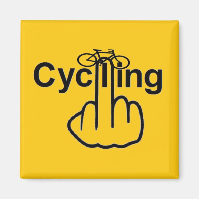 Växla mellan nätcykling magnet (Framsidan)
