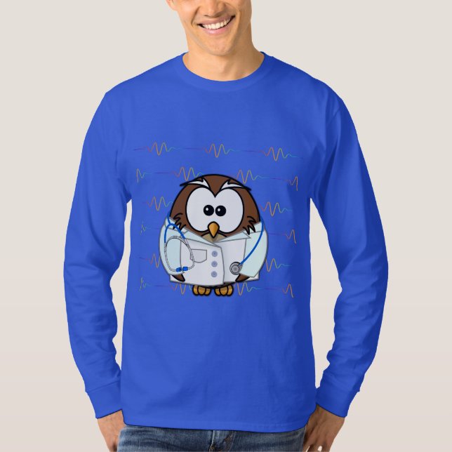 växla ny dok uggla t-shirt (Framsida)
