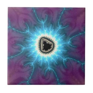 Växla på Mandelbrot-stötande Fractal-Abstrakt Kakelplatta