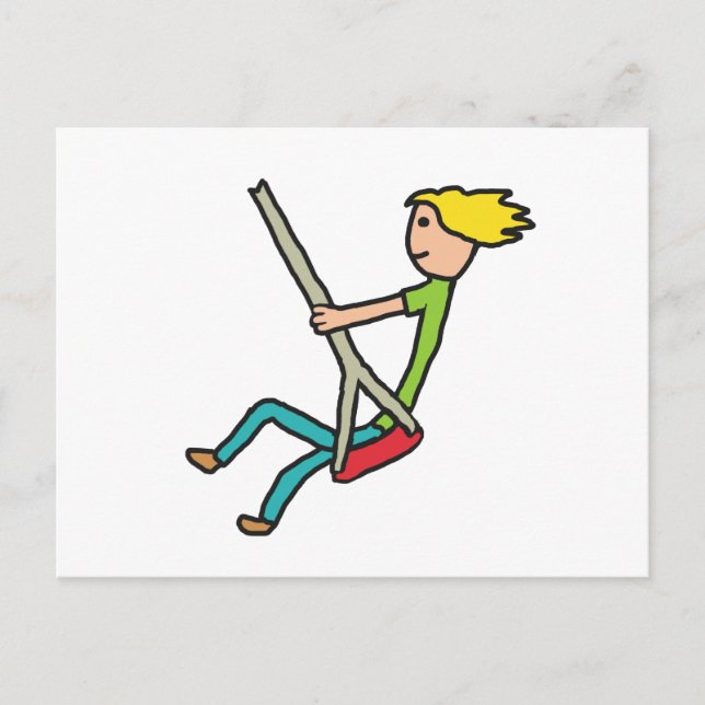 Växla på swing vykort (Framsida)