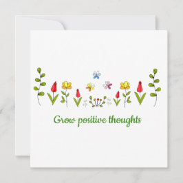 Växla positiva tankar blommor