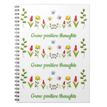 Växla positiva tankar blommor