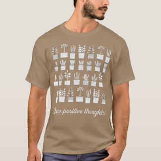 Växla positiva tankar Garden Plant mamma Vegeta T Shirt