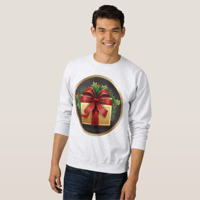 Växla ruta lång ärmad tröja (Hel framsida)