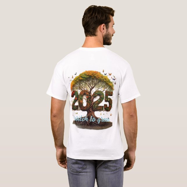 Växla till Grönt T-shirt. T Shirt (Hel baksida)