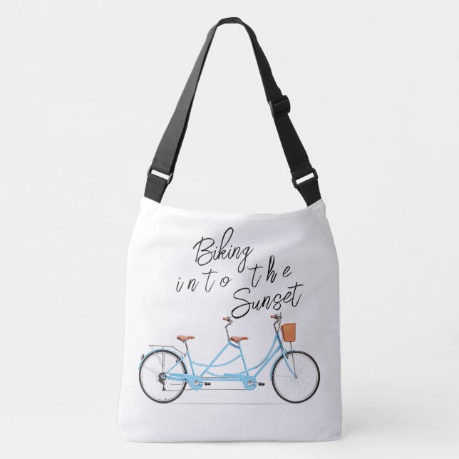 Växla till Sunset Crossbody Tote Bag Axelväska (Framsida)