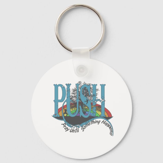 Växla tills något händer nyckelring (Framsida)