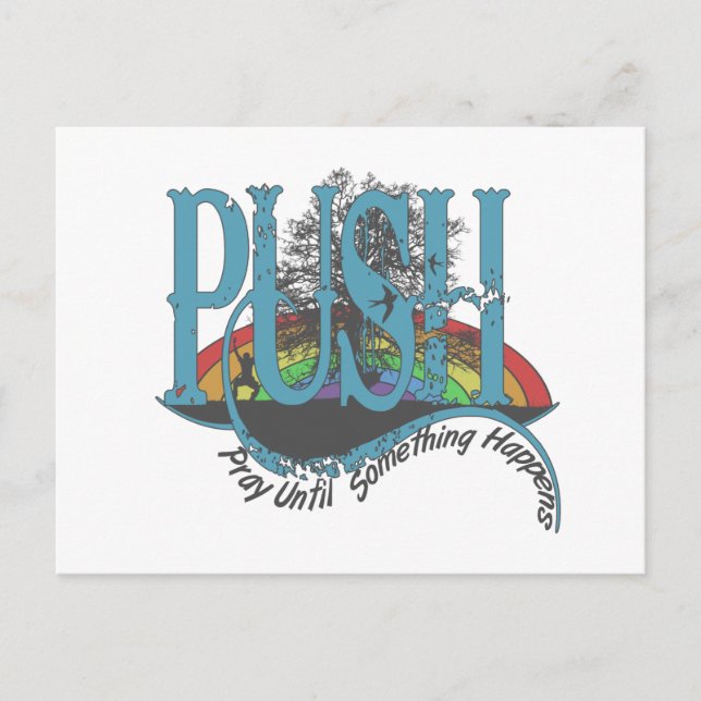 Växla tills något händer vykort (Framsida)