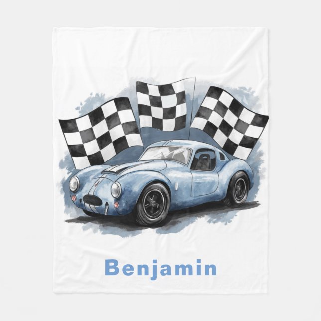 Växla upp 2 Anpassningsbar med snabb Födelsedagsfe Fleecefilt (Framsidan)