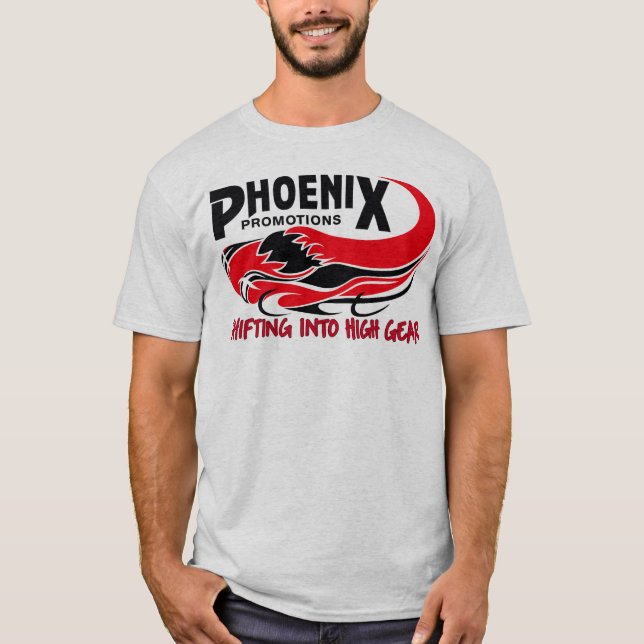 Växla upp i högsta växel t shirt (Framsida)