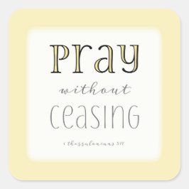 Växla utan streck - 1:5:17 fyrkantigt klistermärke