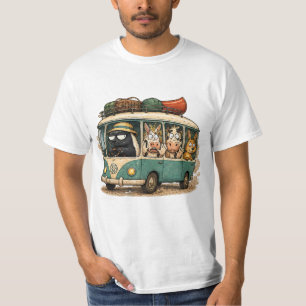 Växlande Kaos Honungsgrävling Design T Shirt