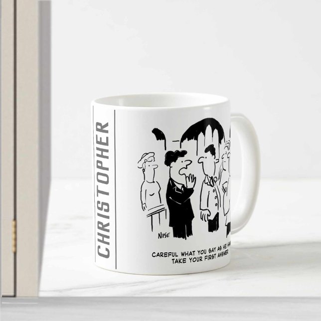 Växlingens Varning till Brudgummen Kaffemugg (Skapare uppladdad)