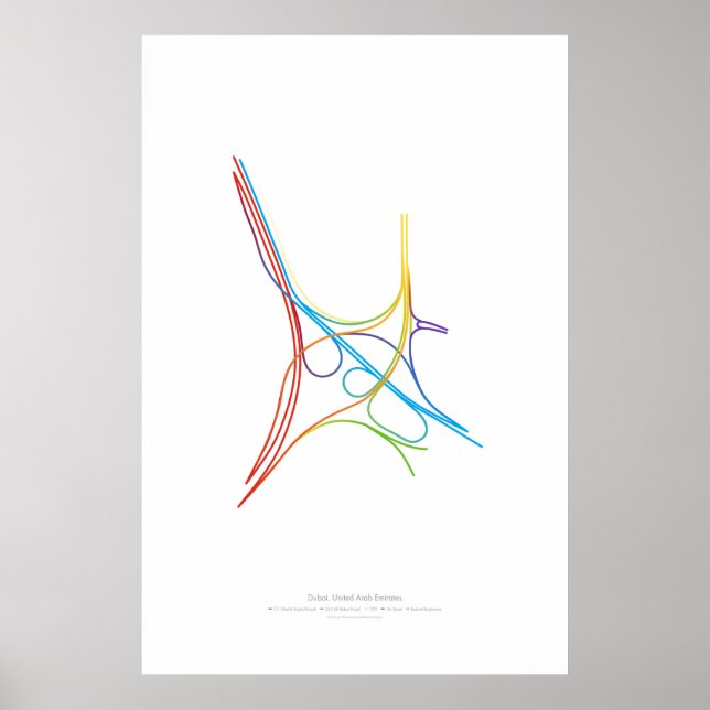 Växlingsdirigering: Dubai, Förenade Arabemiraten 1 Poster (Framsidan)