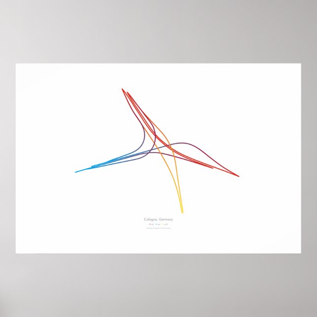 Växlingsdirigering: Köln, Tyskland Poster (Framsidan)