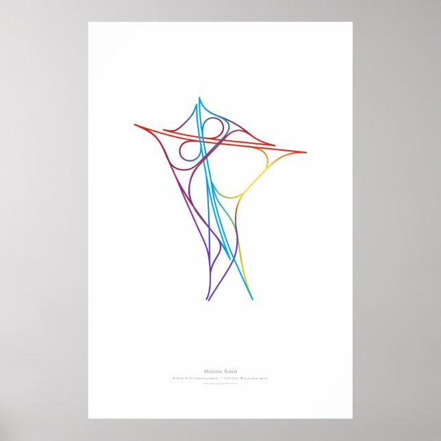 Växlingsdirigering: Moskva, Ryssland Poster (Framsidan)