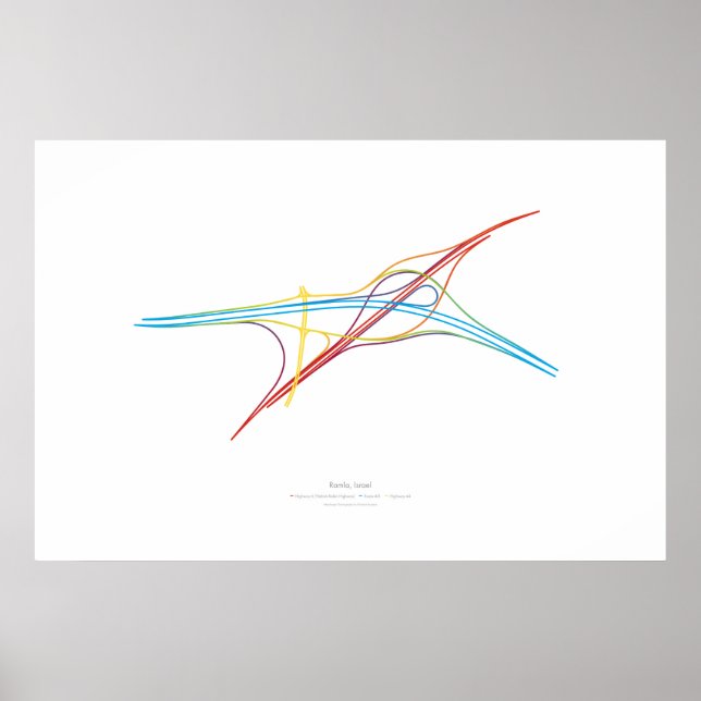 Växlingsdirigering: Ramla, Israel Poster (Framsidan)