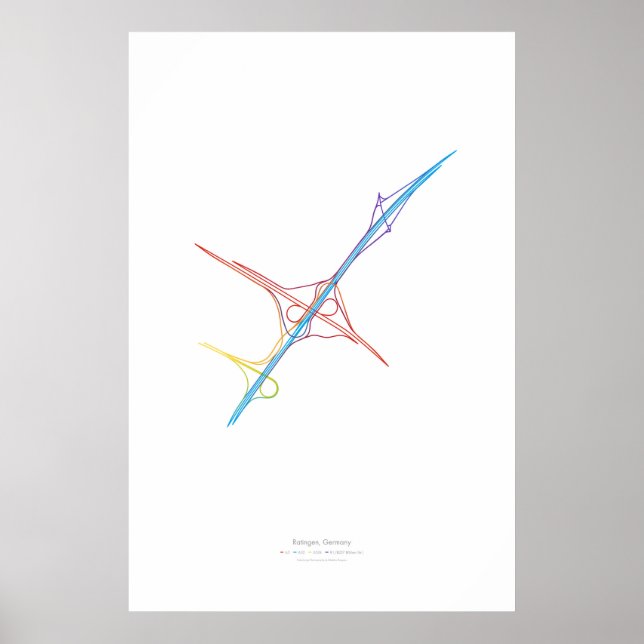 Växlingsdirigering: Ratingen, Tyskland Poster (Framsidan)
