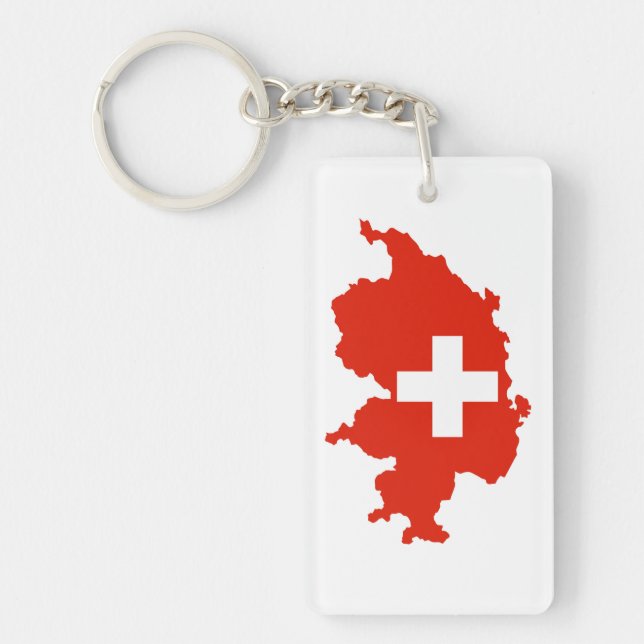 växlingssymbol för växel land flagga karta nyckelring (Framsidan)