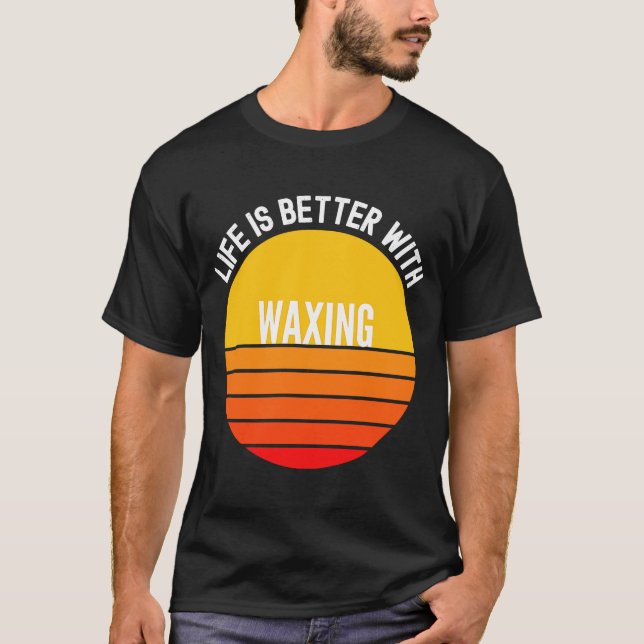 Vaxning med vaxning t shirt (Framsida)