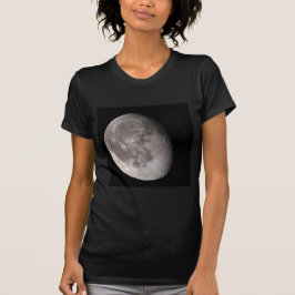 Vaxning och avvandrande gibbous måne black t shirt