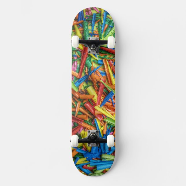 Vaxpennkonst 1 Skateboard (Framsida)