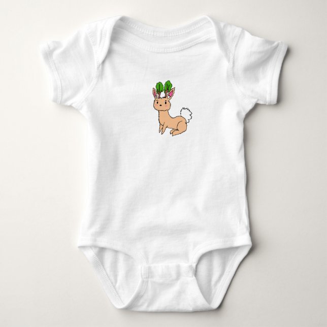 Växt Jackalope Baby Top T Shirt (Framsida)