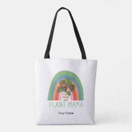 Växt Mama Boho Regnbåge Trädgård Monstera blad Tygkasse