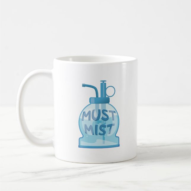 Växt mister dunkar krukväxter kaffemugg (Vänster)