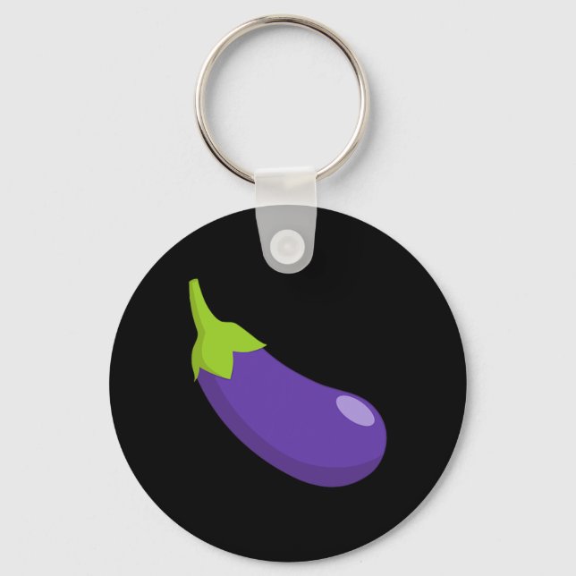Växt- och persikomatchande par ikoner Emoticon C Nyckelring (Framsida)