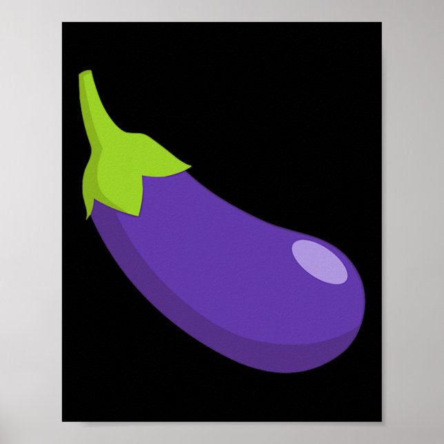 Växt- och persikomatchande par ikoner Emoticon C Poster (Framsidan)