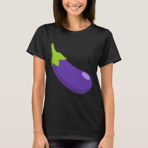 Växt- och persikomatchande par ikoner Emoticon C T Shirt